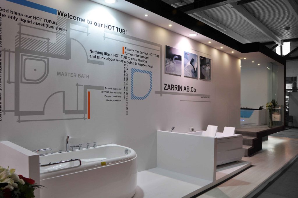 دهناد غرفه ساز زرین آب نمایشگاه بین‌ المللی استخر سونا جکوزی
