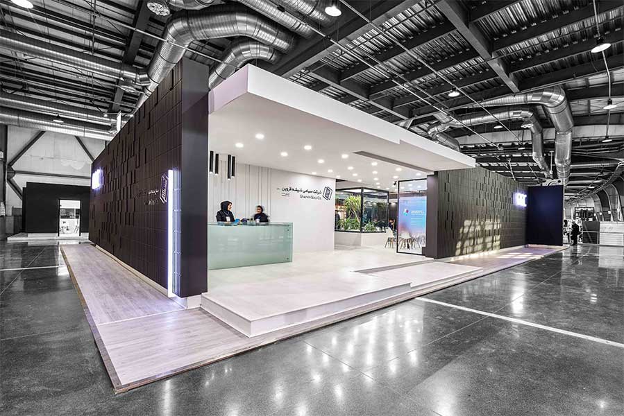 مراحل طراحی غرفه