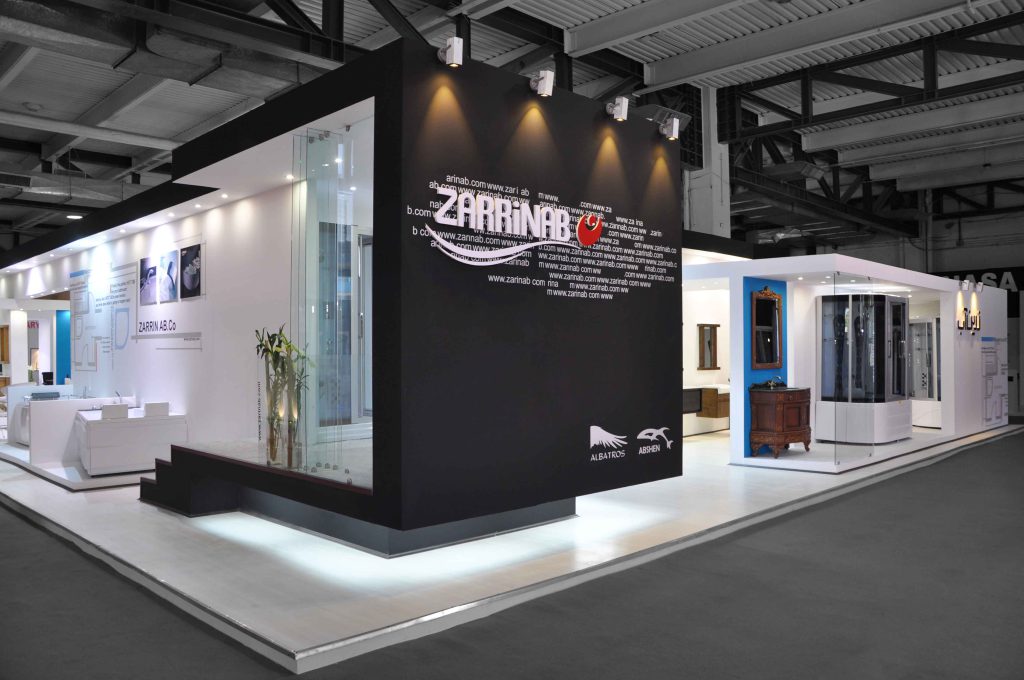 غرفه نمایشگاهی مینیمال