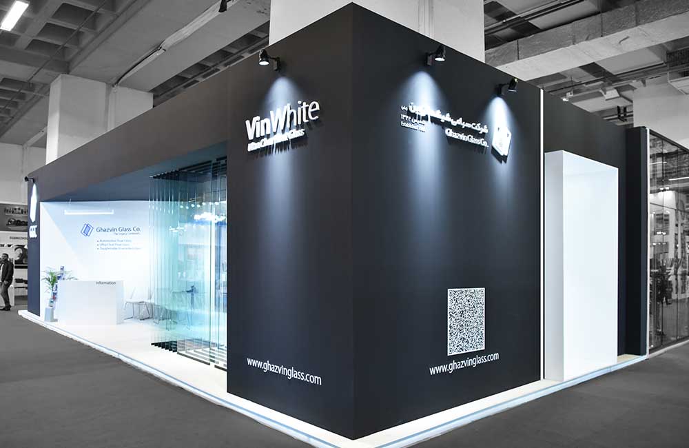 نمونه غرفه نمایشگاهی مینیمال