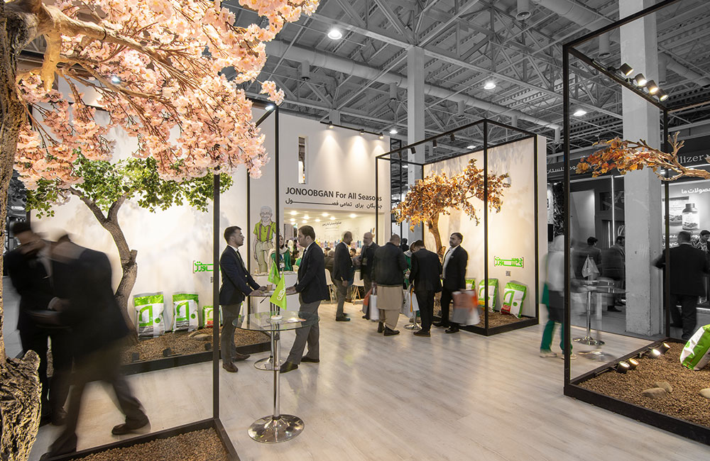 نحوه چیدمان خلاقانه محصولات در غرفه نمایشگاهی